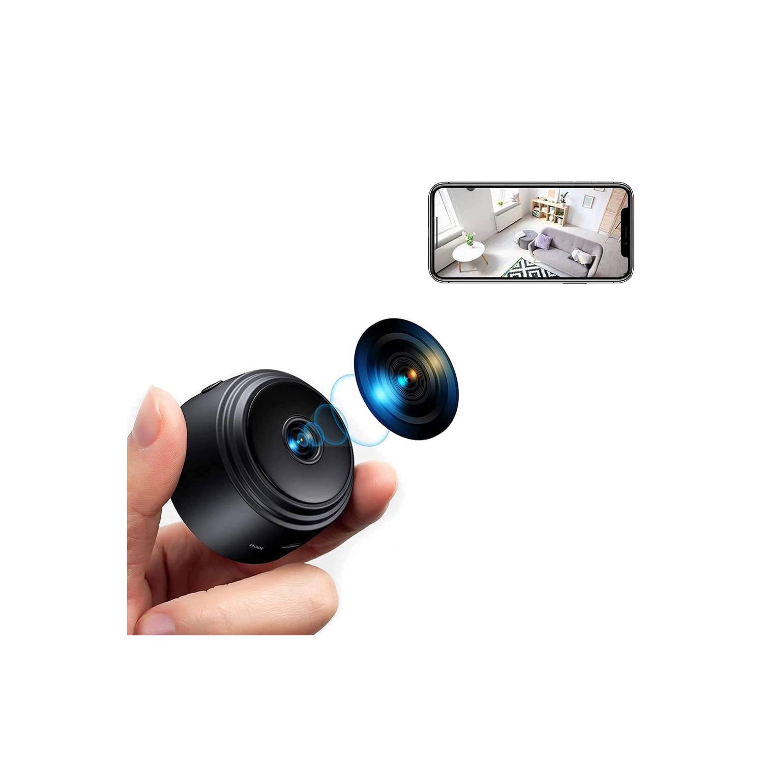 Mini cámara espía HD cámara oculta WiFi cámaras de vigilancia