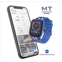 MULTITECH - Reloj inteligente smartwatch infantil azul