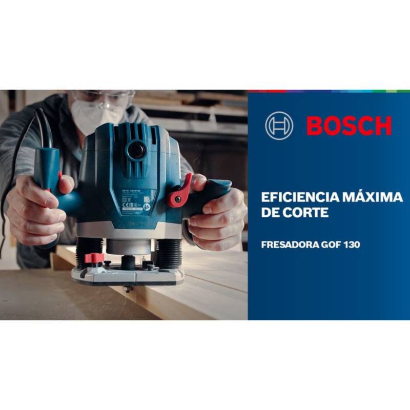 Ruteadora Fresadora Bosch GOF 130 Profesional 1300W BOSCH