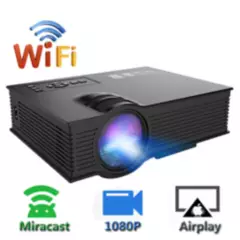 GENERICO - Proyector WiFi 1800 Lumens Video Beam Portátil UNIC UC68 Full HD