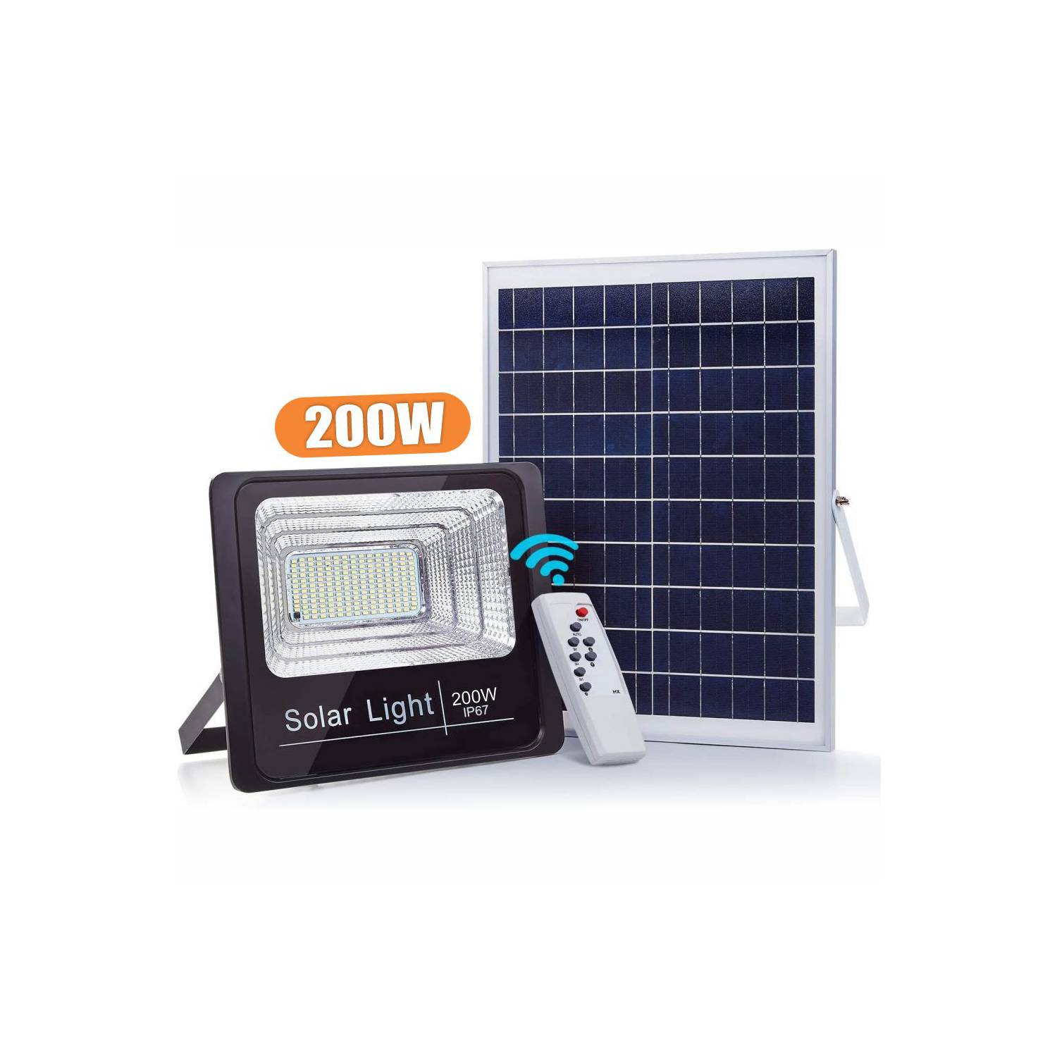 Ventilador Recargable Panel Solar Dos Bombillos GD-8019 ¡Envio Gratis!