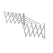 Tendedero extensible para pared de 4 cuerdas retractil - Canela Hogar