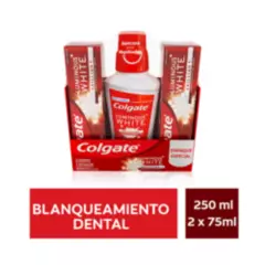 COLGATE - Kit Crema Dental Colgate Luminous White Y Enjuague