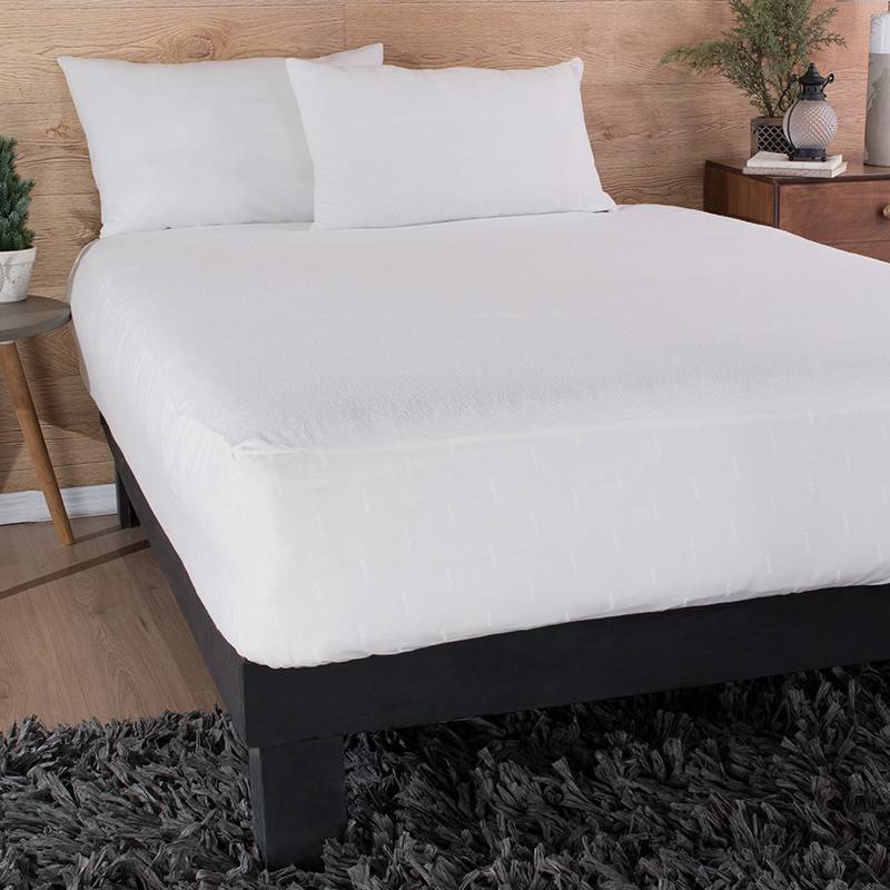 GENERICO - Protector Colchón 100 % impermeable tipo sábana ajustable cama Doble