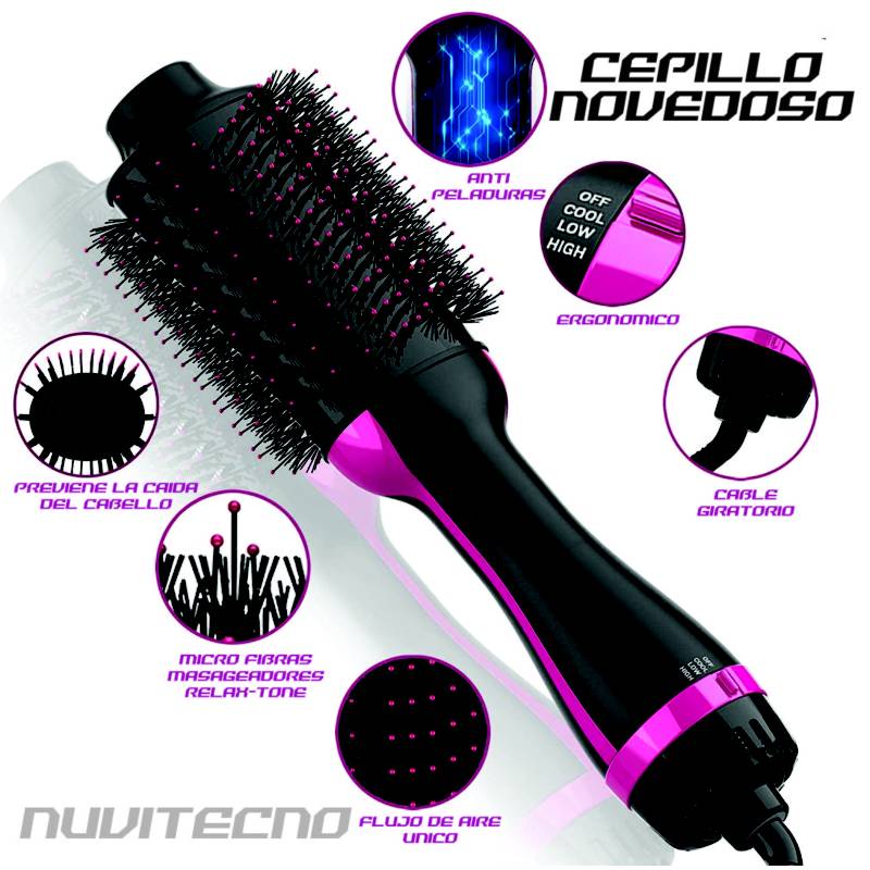 Cepillo Secador 4 En 1 Voluminizador Salon One-step Hair Dry GENERICO