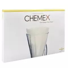 CHEMEX - Filtros Chemex 3 Tazas Semicírculos (100 unidades)