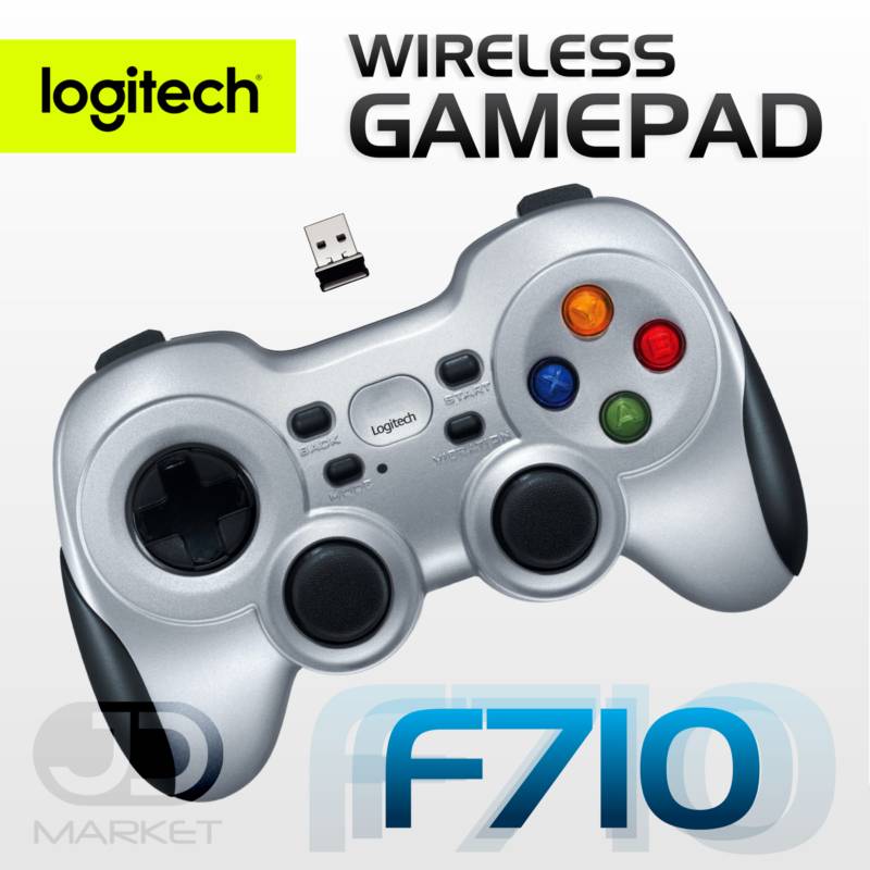Gamepad joystick inalámbrico Logitech F710 USB PC / Android TV