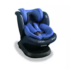 BEBESIT - Silla De Auto Para Bebe Supra 360 Isofix Blue Grupo 0+ 1 2 3