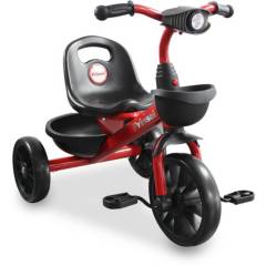 PRINSEL - Triciclo Para Niños Luces Y Sonido Xnova 2 A 5 Años - Rojo