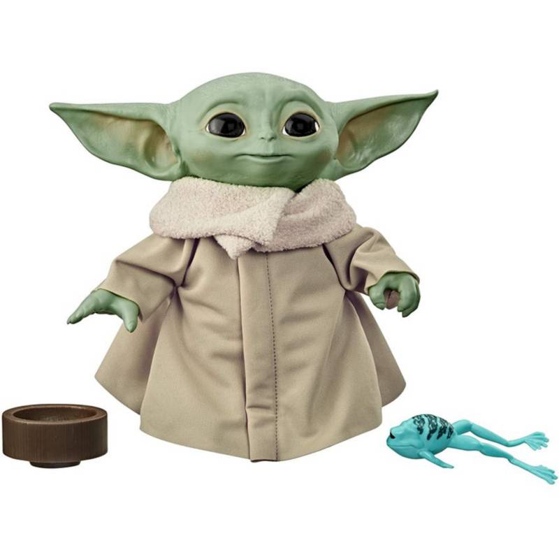 Mattel Star Wars Baby Yoda Peluche Con Sonido Y Movimiento