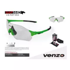 VENZO - Gafas ciclismo Venzo fotocromáticas frente flotante Verdes