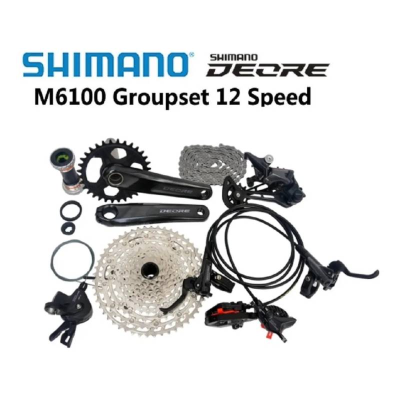 SHIMANO - Grupo Shimano Deore M6100  1*12 Vel monoplato MTB