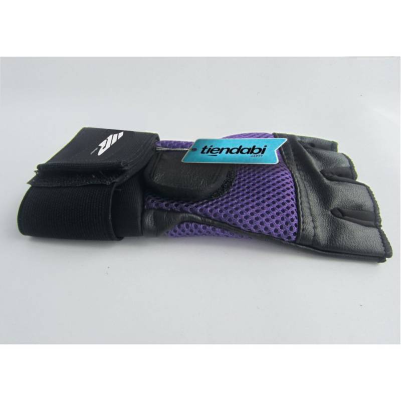 Guantes Para Pesas Gimnasio 100% Cuero Con Muñequera Mujer – TIENDABI