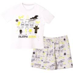PJ MASKS - Pijama x2 camiseta pantalon niño