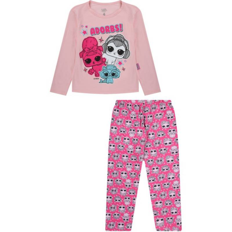 Set x 2 pijama manga corta y pantalon para niña lol lopg34 LOL | falabella.com