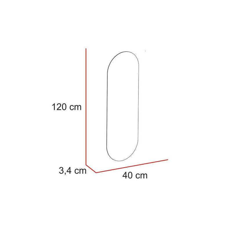 Espejo Irregular Aries Diseño Moderno GENERICO