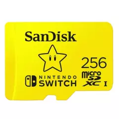 SANDISK - Memoria Micro Sd Sandisk Para Nintendo Swicth 256gb