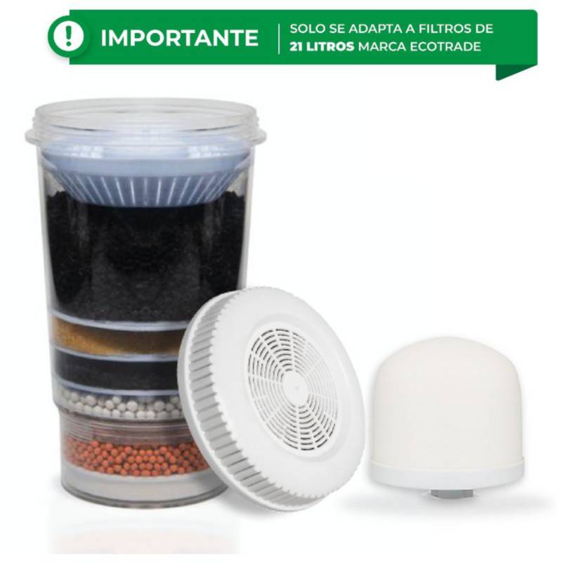 enfermo Grabar Atravesar Kit repuestos ecotrade filters para filtro 21 litros ECOTRADE |  falabella.com