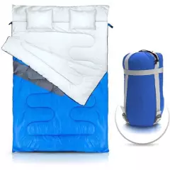 NTK - Sleeping Bag Doble Saco De Dormir NTK Kuple con Almohadas