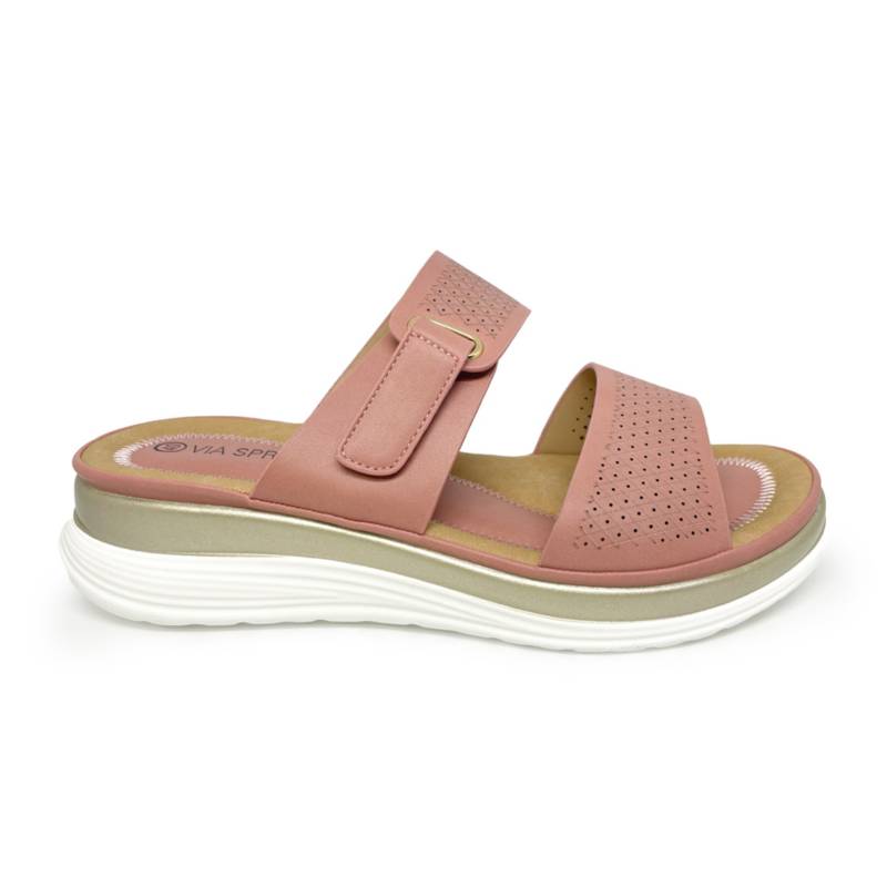 Sandalias para color rosa marca VIA SPRING | falabella.com