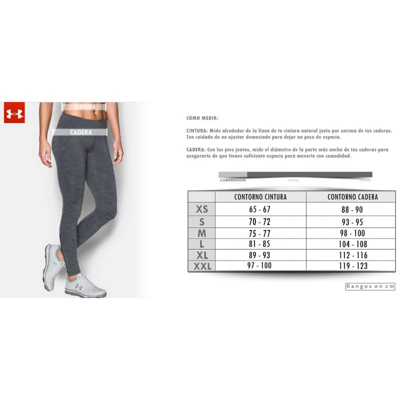 Leggins Under Armour Ankle Mujer-gris
