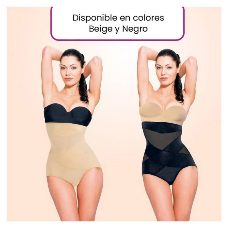 Prenda moldeadora velform compression shaper - Beige Talla S TV NOVEDADES