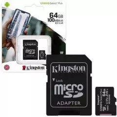 KINGSTON - Memoria Micro SD Kingston Canvas Select Plus 64GB