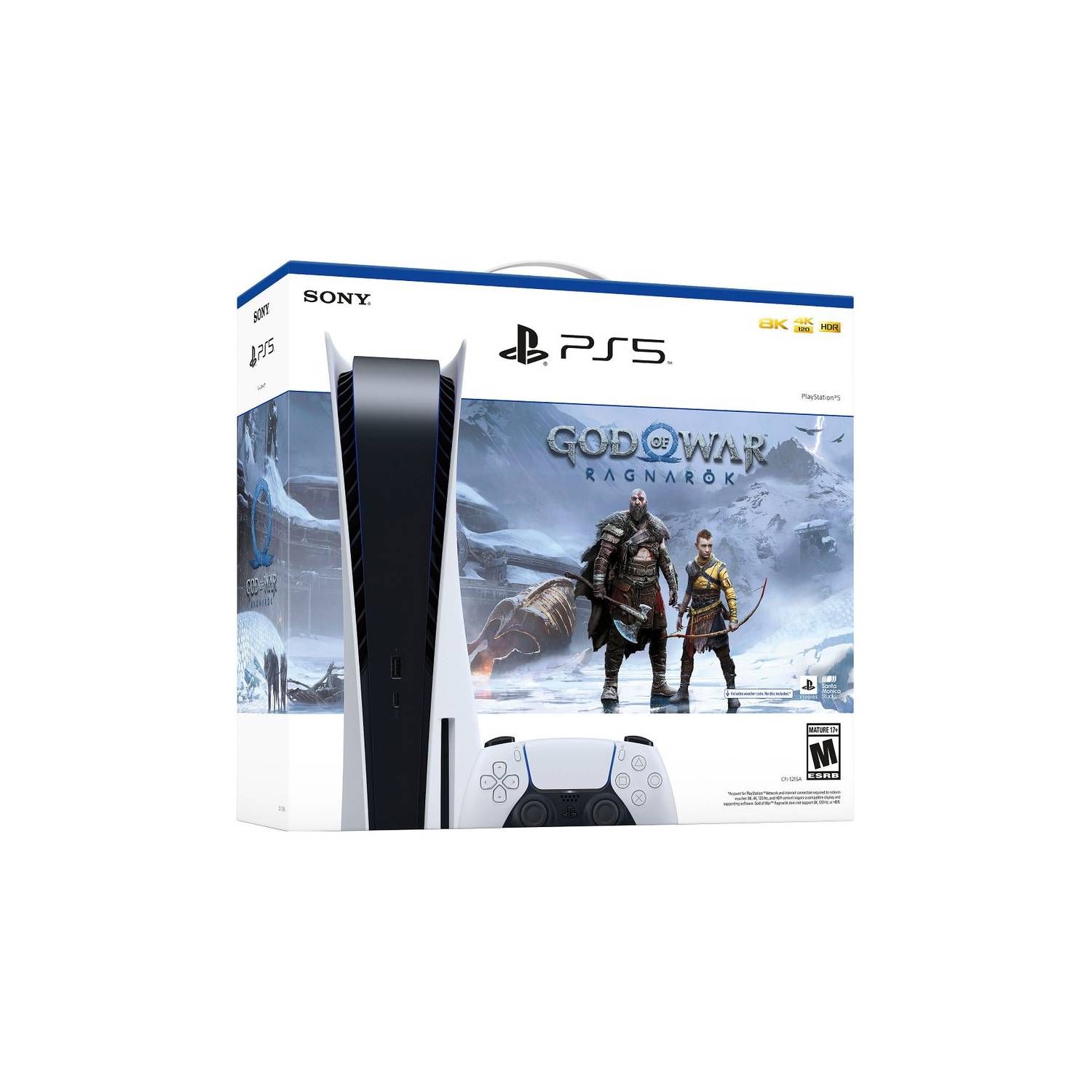 Consola Playstation 5 Edicion Disco Ps5 Cd Con God Of War Digital SONY