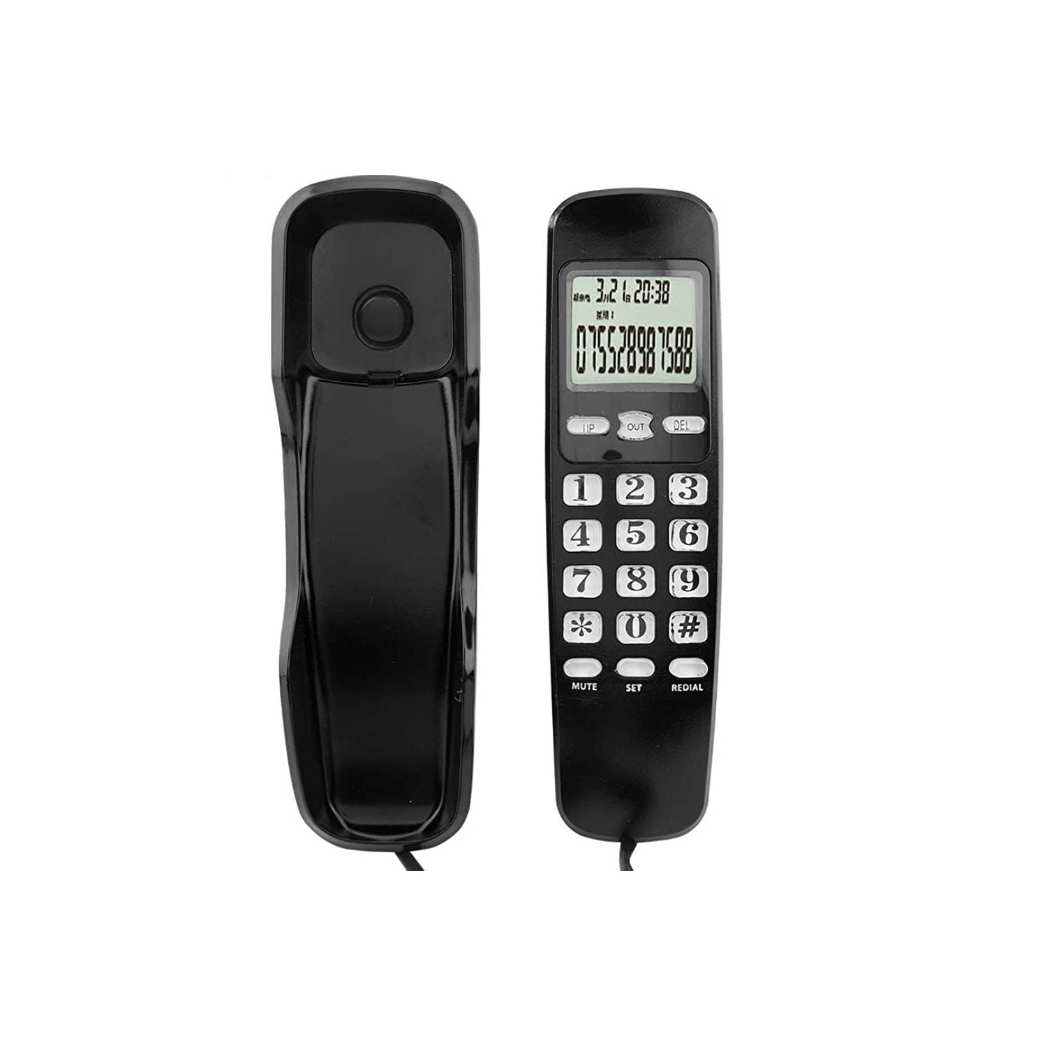 Teléfono Inalámbrico Dect PANASONIC ID TGB112 2x1 Negro