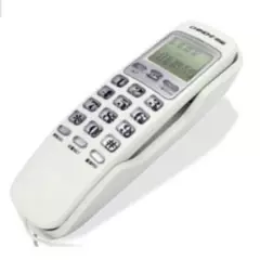 LEBOSS - Teléfono fijo LEBOSS B369 con identificador de llamadas-Blanco