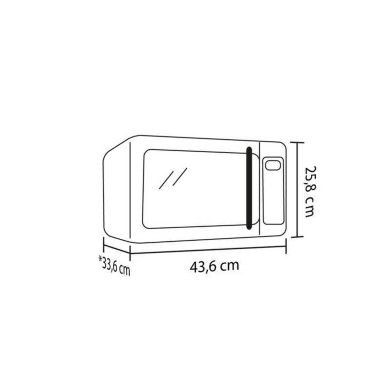 Horno Microondas Haceb Blanco 0.7 (20 Litros) - Haceb