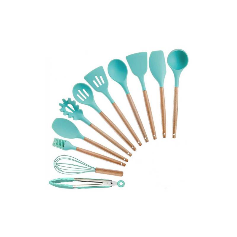 Set De Utensilios Cocina En Silicona X12 – Bodega Virtual Medellin