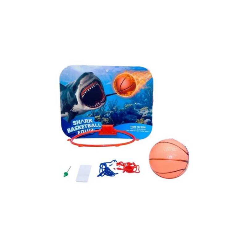 Cancha baloncesto balón red niños dibujo tiburón regalo MAZUGI |  