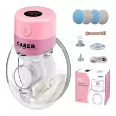 CARER SPARK - Extractor de leche materna eléctrico mamadera sin BPA