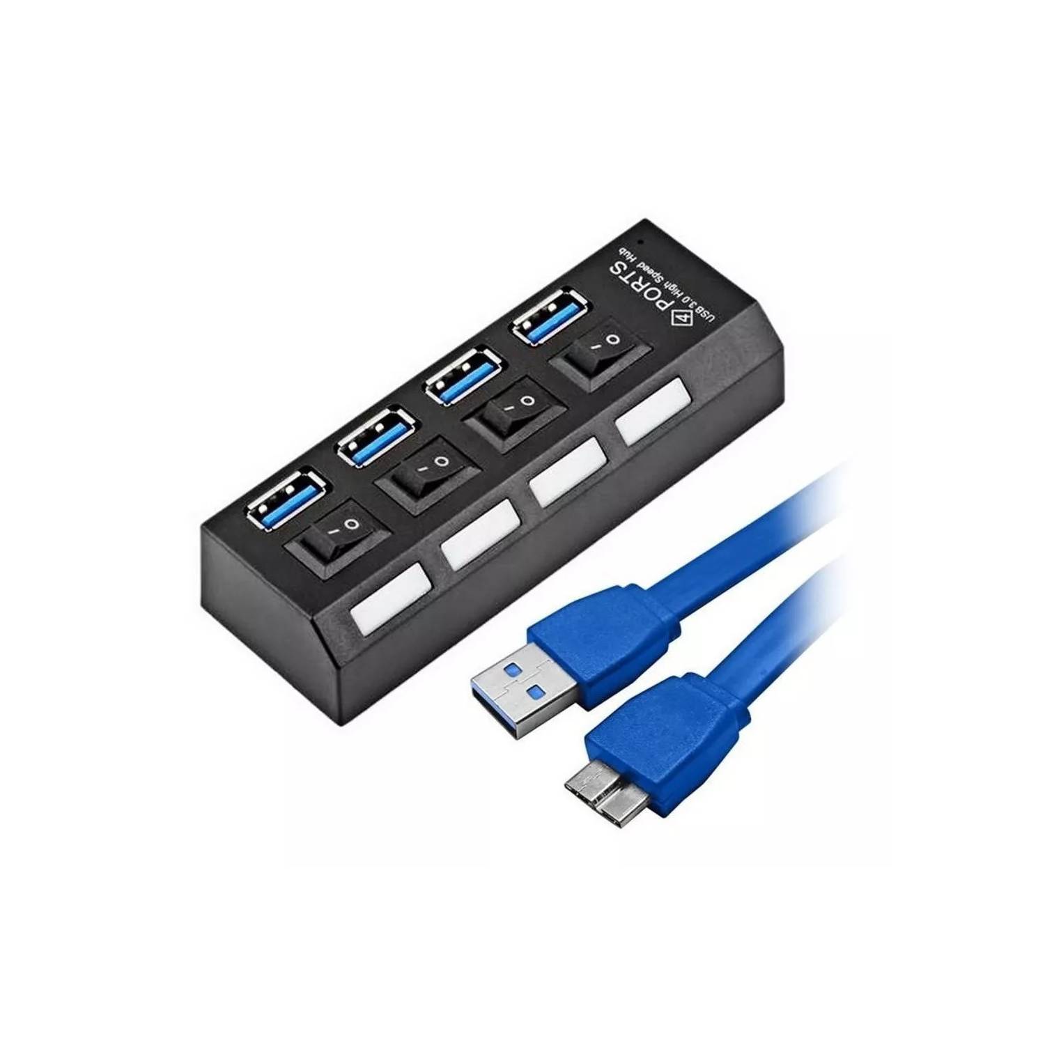 Multipuerto USB 3.0 de aluminio Adapt - Tus Regalos de Empresa