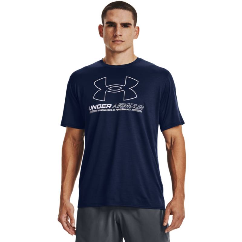 Camiseta UNDER ARMOUR Training Vent Graphic Para Hombre Azul  1370367-408-BIV Under Armour - Compra Ahora