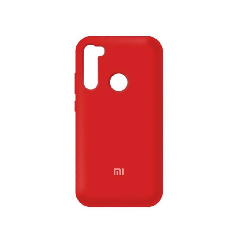 Funda de silicona roja para Xiaomi Redmi 8