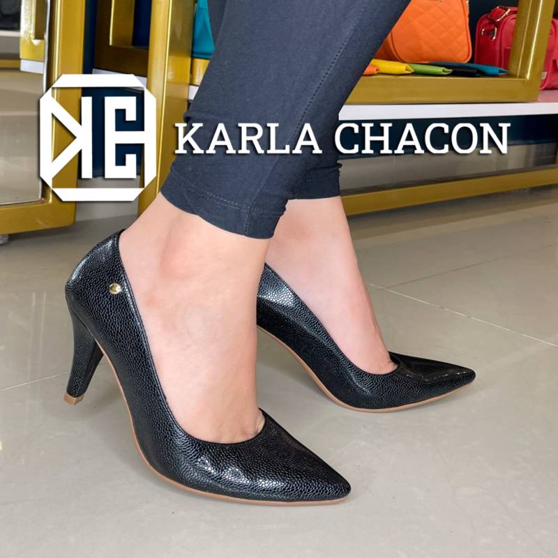 bloquear para agregar responsabilidad Zapato De Tacon Dama Mujer Karla Chacon Janine Negro KARLA CHACON |  falabella.com