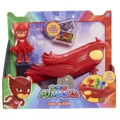 PJ MASKS - Vehiculo Pj Masks Heroes En Pijama Búho Ululette Rojo