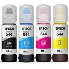 EPSON - Tintas 544 Epson para impresora L1110 L3110 L3150 L5190 Kit x 4