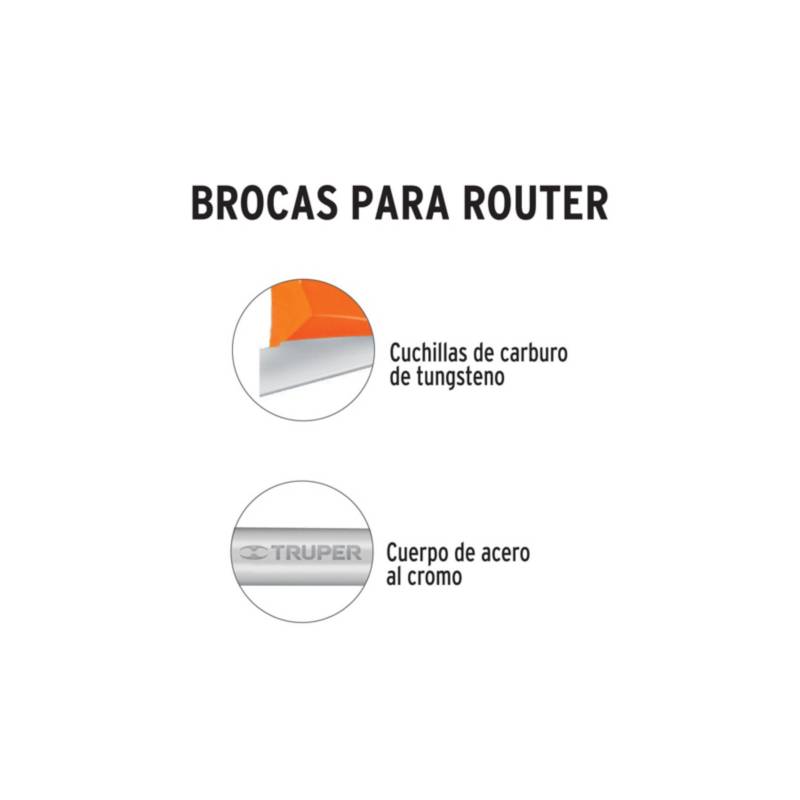 Fresa recta de corte de 1 mm de diámetro y 7 mm de largo de corte