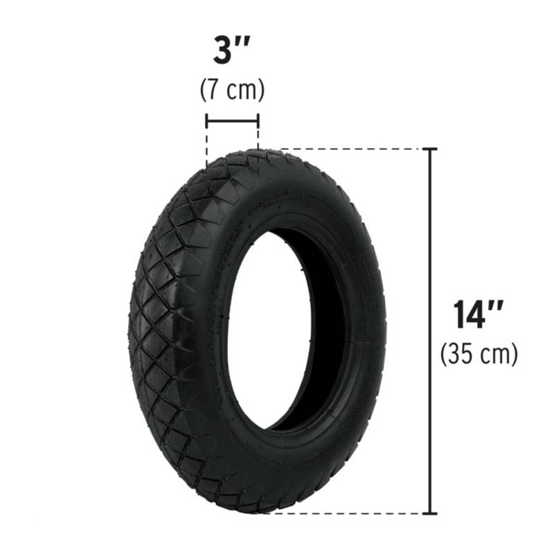 Rueda Neumática para Carretilla de 14 X 3 - Mi Ferretería