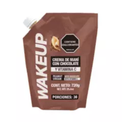 WAKEUP - Crema de maní con chocolate 720g - wakeup