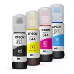 EPSON - Juego de tinta epson 544  original negro ,cyan, magenta, yellow)