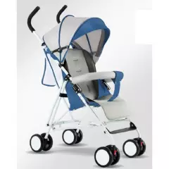 STORK - Coche para bebe paseador tipo sombrilla  liviano azul 701-2