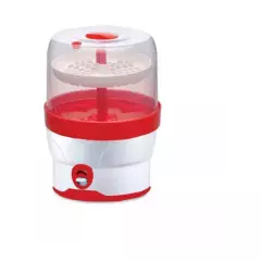 KIDSHOP - Esterilizador 6 teteros bebe eléctrico chupos rápido rosa