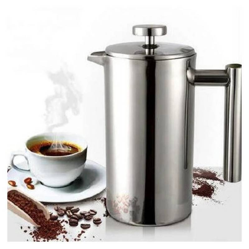 GENERICO Cafetera Espresso Maker 6 Tazas Manual Acero Italiana Coffee