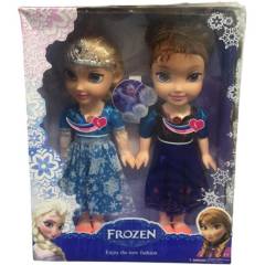 GENERICO - Muñecas hermanas frozen con sonido y accesorios