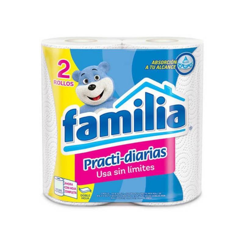 Toallas de Cocina Familia Practi-diarias X 50 Hojas: 60419 Cuidate en  familia