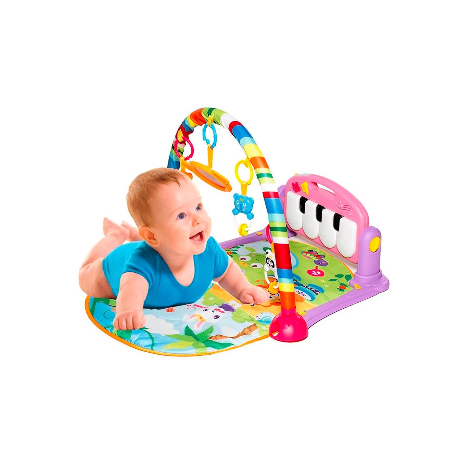 Gimnasio Bebe Tapete Piano Musical Luces y sonido